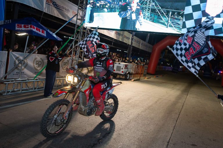 2025 SCORE Baja 1000 - Tyler Lynn, Carter Klein, and David Kamo of the Slam Life Racing/Honda Team