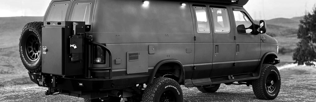 FORD E-350 VAN OVERLAND / CAMPER VAN CONVERSION | BFGoodrich All-Terrain Tires Off-Road Camping