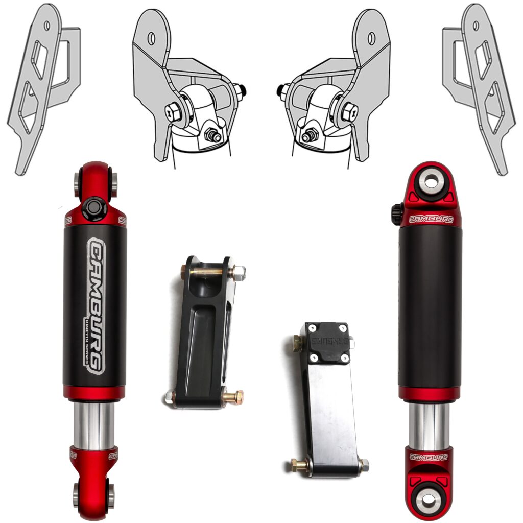 Camburg Engineering Toyota Tacoma 2005-2023 Front Slapper Bump Stop Kit with UCA Gussets & Camburg 2.5 Bump Stops